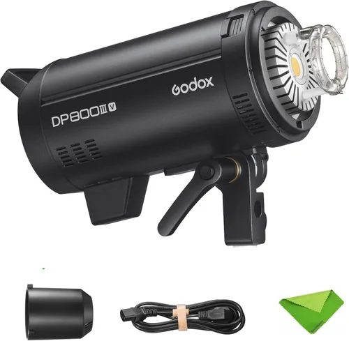 Vista 11 de Godox MS300V 300Ws GN58 Compact Studio Strobe Flash Bowens Mount Monolight Negro