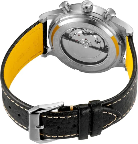 Vista 3 de FORSINING Men's Automatic Tourbillon Dress Watches Analogue Mechanical Calendar Minimalist Waterproof Wrist Watch