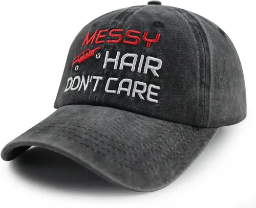 Vista 2 de Goyklrb Gorra de béisbol para mujeres y hombres, divertida gorra de béisbol ajustable de algodón lavado