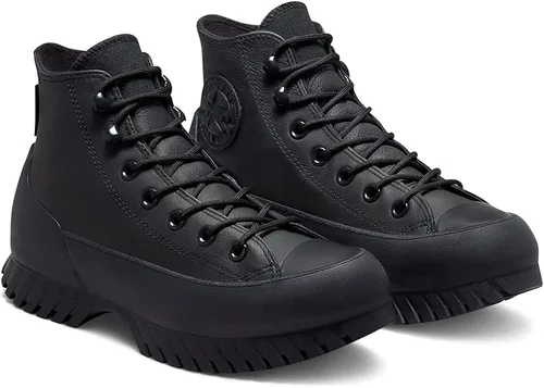 Vista 2 de Converse Chuck Taylor All Star Lugged Winter 2.0 - Zapatos unisex talla 9, color negronegromandarina atrevida, NegroNegroMandarina Negra