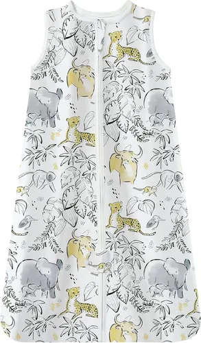 Vista 36 de TotAha Toddler Sleep Sack 2T-4T 0.5 TOG Wearable Blanket Sleeping Bag Safari de África