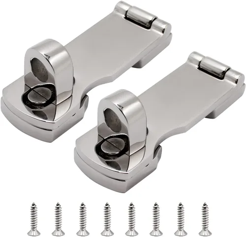 Vista 10 de SHENGHUISS Boat Door Lock Latch Anti-Rattle Lockable Hold Down Clamp Latch Marine Grade 316 Stainless Steel with Screws A-2 Paquete