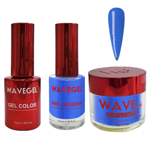 Vista 33 de WAVEGEL - Juego de gel de remojo, laca de uñas y polvo acrílico y polvo de inmersión a juego - Colección Queen - #001 Negro sedoso