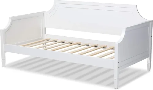 Vista 5 de Baxton Studio Sofá cama, individual, blanco