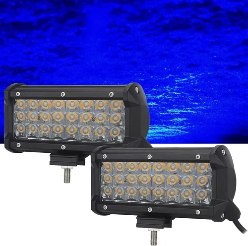 Vista 11 de Auxmotec Luces LED verdes de conducción de caza de 18 W, 4 pulgadas, barra de luz para todoterreno, camioneta, barco, tractor, pesca, caza
