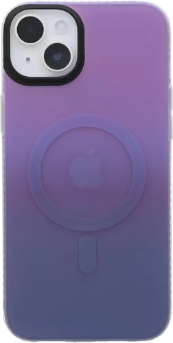 Vista 92 de Funda degradada para iPhone 14 Pro - Diseño multicolor degradado naranja y amarillo, resistente a los impactos y con imanes