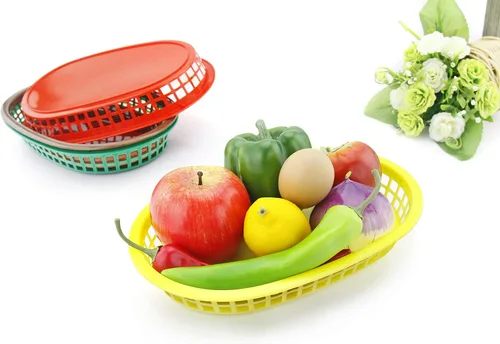 Vista 2 de New Star Foodservice Cestas de comida rápida, 10.5 x 7 pulgadas, juego de 36, amarillo