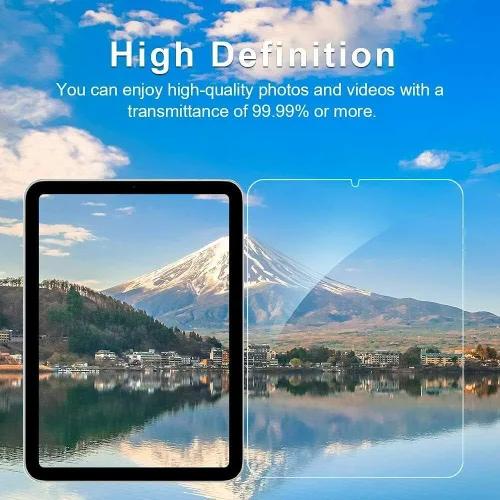 Vista 7 de Protector de pantalla para iPad Mini (2024) / iPad Mini 6 (2021), vidrio templado, anti luz azul, protección ocular, HD transparente, antiarañazos