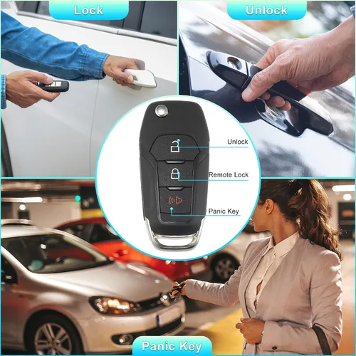 Vista 3 de X AUTOHAUX 315MHz N5F-A08TAA Reemplazo inteligente de proximidad sin llavero remoto para Ford F150 F250 F350 2015-2019 para F450 F550 2018-2019