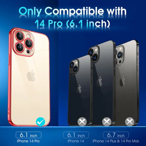Vista 543 de Supdeal Funda cristalina transparente para iPhone 11, [No se amarillea] [Protección de la cámara] [Probado contra caídas de grado militar] Funda