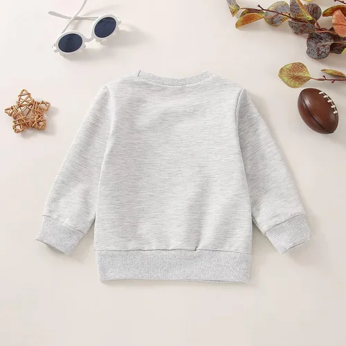 Vista 3 de Ropa occidental para bebé, niña, niño, cuello redondo, sudadera con estampado de vaca, suéter de gran tamaño, ropa de otoño