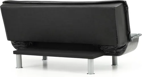 Vista 5 de Glory Furniture Sofá cama futón, color negro