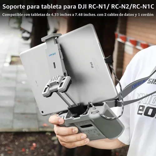 Vista 3 de FPVtosky Kit de accesorios 8 en 1 Mini 4K/2 SE, estuche rígido de doble capa, soporte para tableta, correa de cordón para el cuello, tren