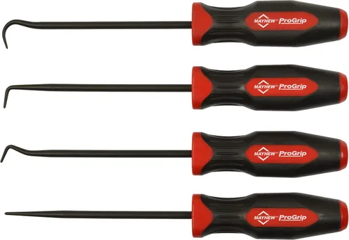 Vista 10 de Herramientas Mayhew 13201 ProGrip Púa de 3" - Miniatura Doblada 90 Grados Pro, Óxido Negro