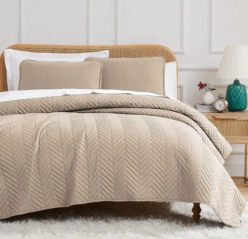 Vista 43 de Southshore Fine Linens, The Brickyard Collection -Juego de edredón ligero