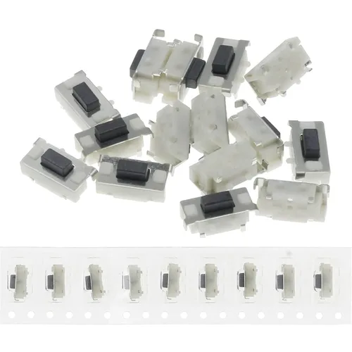 Vista 2 de 1000PCS DC12V 50mA Micro Tact Switch Touch Touch 3 * 6 * 3.5 3x6x3.5 SMD para MP3 MP4 Tablet PC Botón Bluetooth Auriculares (Color : Bolsas)