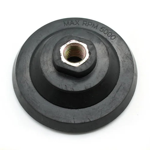 Vista 2 de TMAX Soporte de disco de rueda de 4 pulgadas de aro y bucle de diamante de piedra de mármol para cinta de velcro