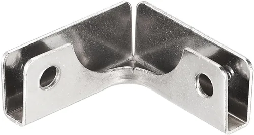 Vista 4 de HARFINGTON Clips de fijación de vidrio (2 unidades), soportes de fijación de vidrio en forma de L de 0.118-0.236 in para vitrina y pecera