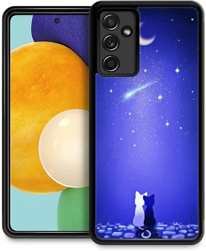 Vista 27 de ZHEGAILIAN Funda compatible con Samsung Galaxy A14 5G, antideslizante, de poliuretano termoplástico suave, a prueba de golpes, compatible con Gato