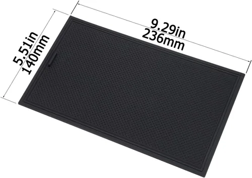 Vista 6 de JKCOVER Tapa de Compartimiento Organizador de Consola Central Compatible con Sierra 1500 2500HD 3500HD Denali Silverado Bolsillo Secreto Oculto Tapa
