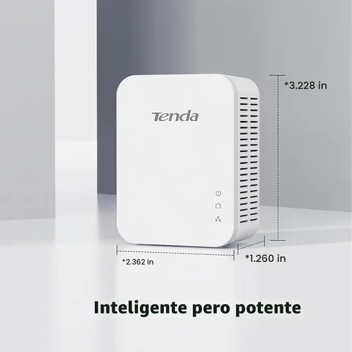 Vista 2 de Powerline Set 1000Mbps Tenda AH3