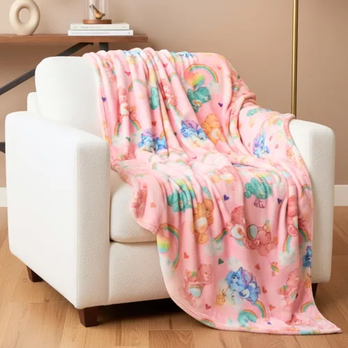 Vista 15 de Sanrio Cinnamoroll Bedding - Manta de felpa de 90 x 62 pulgadas, suave y acogedora manta Kawaii para sofá, cama y viajes, regalo coleccionable