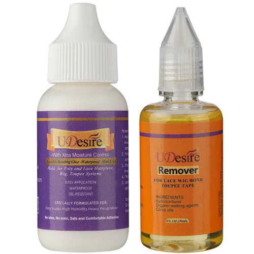 Vista 8 de Pegamento invisible de unión - Impermeable 1.3oz - Control de humedad extra - Pegamento de peluca de sujeción ligera para peluca de polietileno