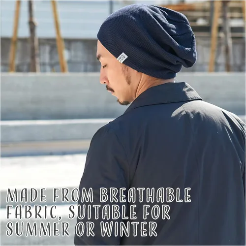 Vista 9 de CHARM Gorro de algodón holgado para mujer, estilo japonés