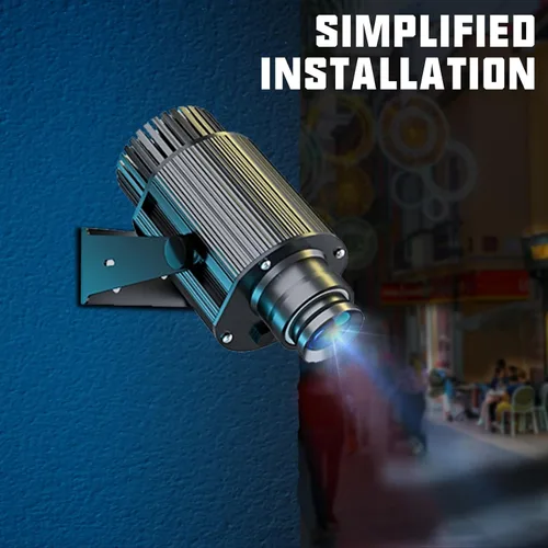 Vista 5 de Proyector de Gobo con Logo Personalizado para Luces Exteriores de Negocios, Logo Personalizado Impermeable Ip67, Lente Led para Interiores para Bar