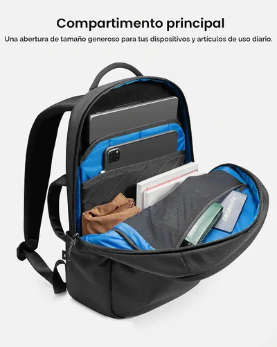 Vista 4 de tomtoc Mochila para laptop de negocios minimalista Daypack diario Trabajo de viaje diario, 20L Water-resistant, Business Work Backpack with