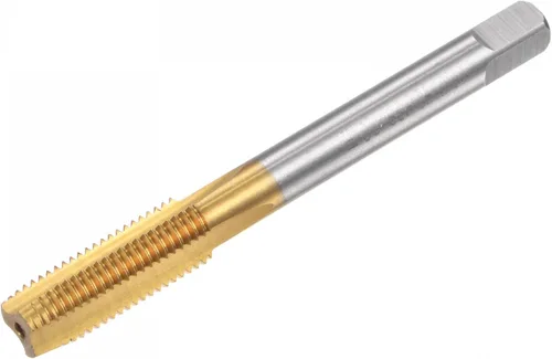 Vista 11 de uxcell Grifos rectos de flauta, M7 x 1 Métrica izquierda mano izquierda recubierto de titanio M35 cobalto máquina de acero de alta velocidad roscado