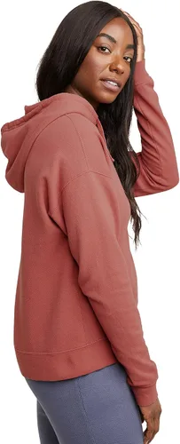 Vista 4 de Hanes Sudadera con capucha teñida para mujer, sudadera con capucha, estilo vintage lavado