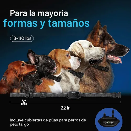 Vista 6 de Dogrook Humane - Collar de ladrido recargable sin golpes y pitido para perros