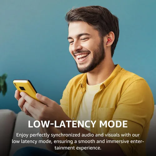 Vista 7 de TOZO HT2 - Audífonos híbridos con cancelación activa de ruido inalámbricos sobre la oreja, auriculares Bluetooth NC3 híbridos con cancelación activa