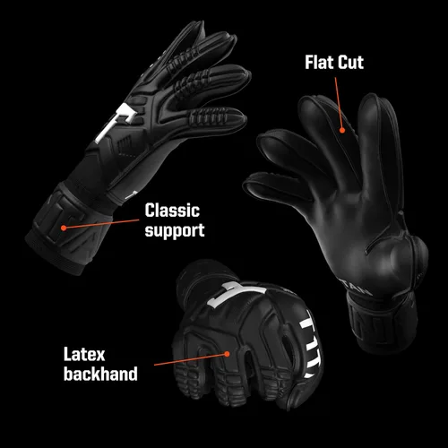 Vista 5 de T1TAN Guantes de Portero Clásicos 1.0 White-Out - Sin Protección para los Dedos - Guantes de Portero de Fútbol para Adultos - Guantes Profesionales
