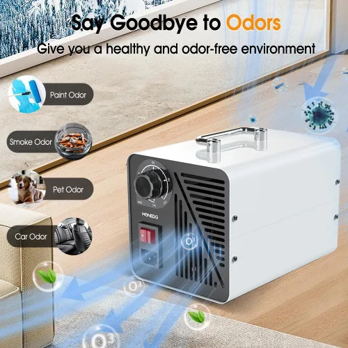 Vista 5 de Generador de máquina de ozono de 20000 mg/h, purificadores de aire, purificador de aire de eliminación de olores, eliminador de olores ionizador
