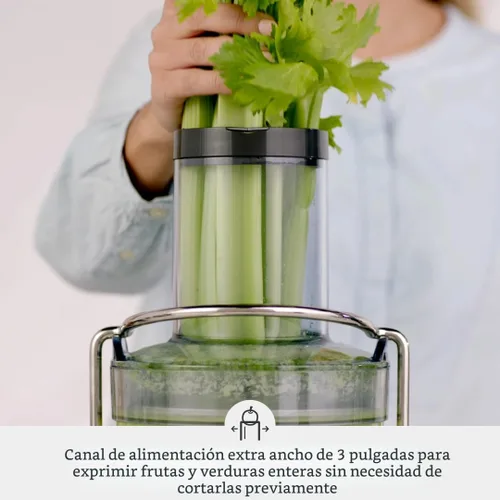 Vista 5 de Breville BJE430SIL Juice Fountain Cold, 70 fl oz (2.1 L), Silver