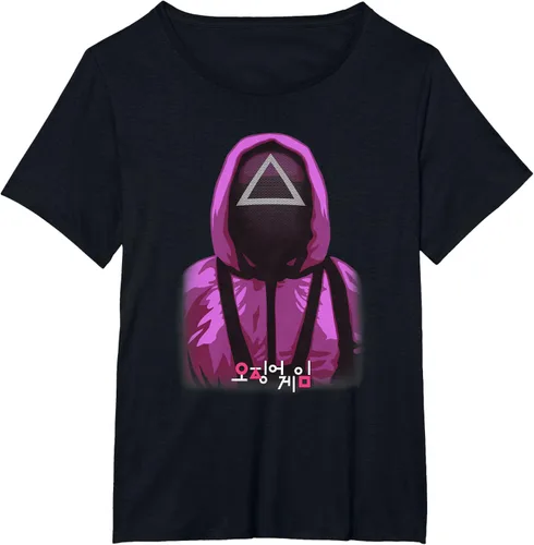 Vista 5 de Squid Game Camiseta de protección de máscara triangular