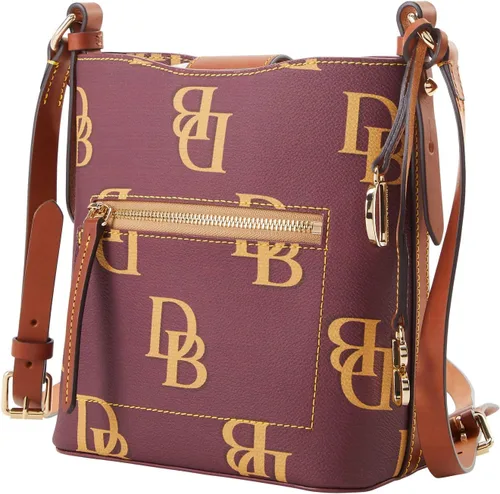 Vista 2 de Dooney & Bourke Bolso de mano, Monogram Small Ridley Crossbody - Vino, Vino