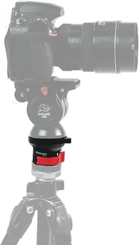 Vista 9 de IFOOTAGE Cabezal de cámara de video Komodo K5S, cabezales de fluido de aluminio, cabeza de trípode estable para giro e inclinación, con placa