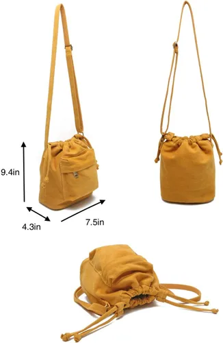 Vista 3 de Jeelow Pequeños monederos del bolso del bolso del bolso del bolso de la lona mini del bolso del bolso del bolso del bolso del bolso del bolso