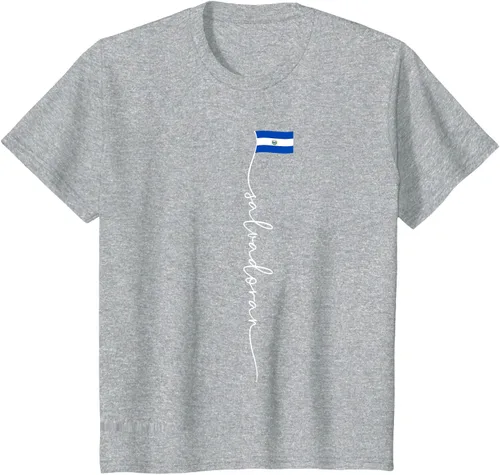 Vista 47 de Camiseta con la bandera salvadoreña de El Salvador