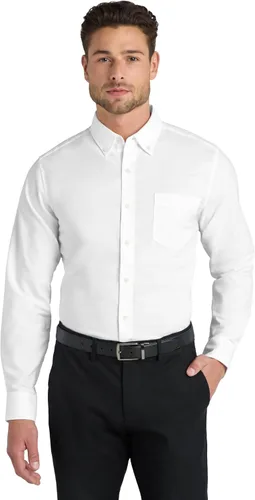 Vista 12 de Port Authority Camiseta Oxford SuperPro. S658 Negro