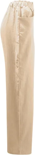 Vista 3 de Pantalones campesinos para mujer pantalones cortos de lino de playa de verano 34 pantalones capri con cintura elástica pantalones de harén recortados
