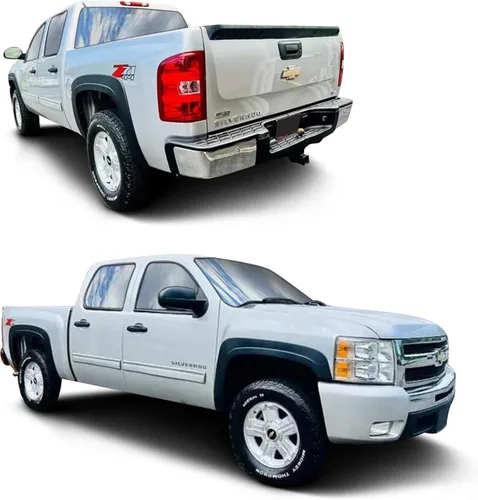 Vista 3 de Guardabarros con diseño de fábrica/OE para Chevrolet Silverado 2007-2013. Juego de 4 (modelos de cama corta (5'8")) NO ES COMPATIBLE CON NINGÚN