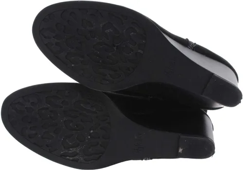 Vista 4 de Style & Co. Wynterr - Botas altas de cuña de gamuza sintética para mujer, color negro, 8.5 M (B,M), Negro