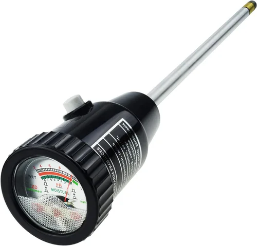 Vista 4 de Medidor de pH de suelo, medidor de sensor de humedad del suelo, probador de pH del suelo, kits de herramientas de jardinería para plantas, árboles