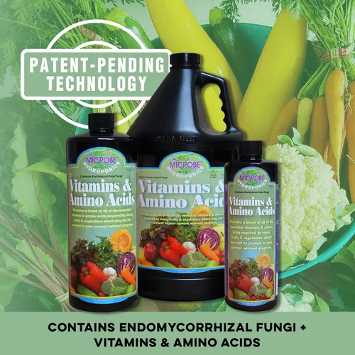 Vista 6 de Microbe Life Hydroponics Vitaminas y aminoácidos prémium esenciales para un máximo crecimiento de las plantas y absorción de raíces, uso