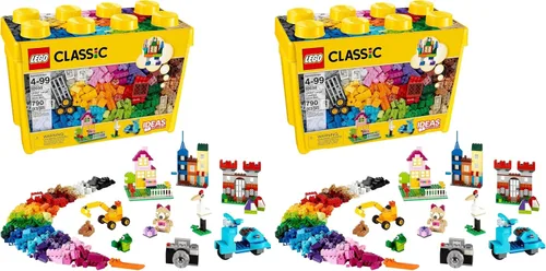 Vista 8 de Caja de ladrillos creativos grandes y clásicos de la marca LEGO 10698.