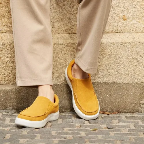 Vista 8 de OrthoComfoot Mocasines ortopédicos sin cordones para hombre mocasines casuales con soporte de arco para fascitis plantar, cómodos zapatos de vestir